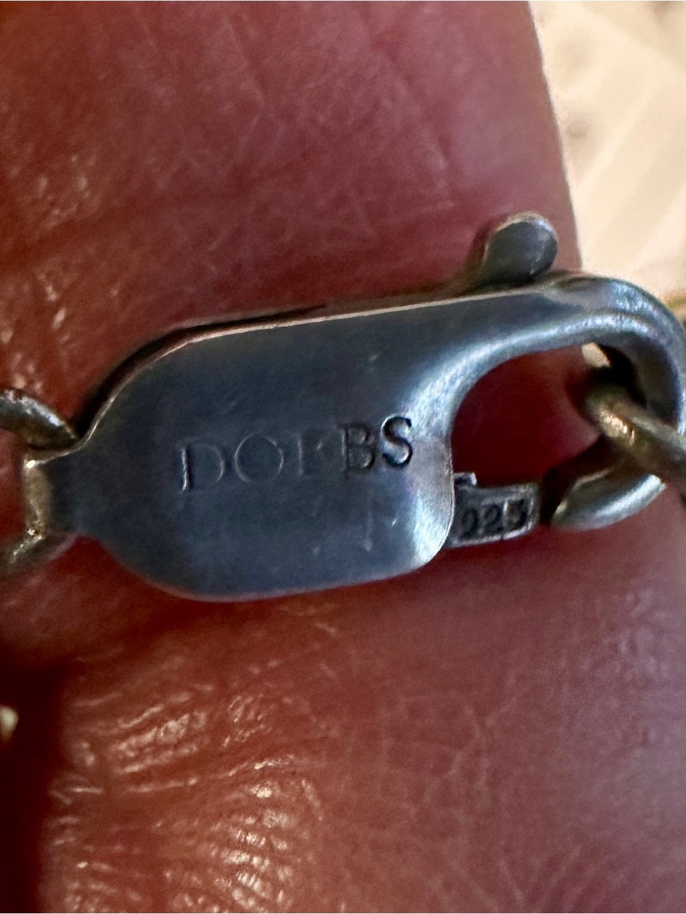 Dobbs of Boston 30” Sterling Silver necklace. - Picture 5 of 9